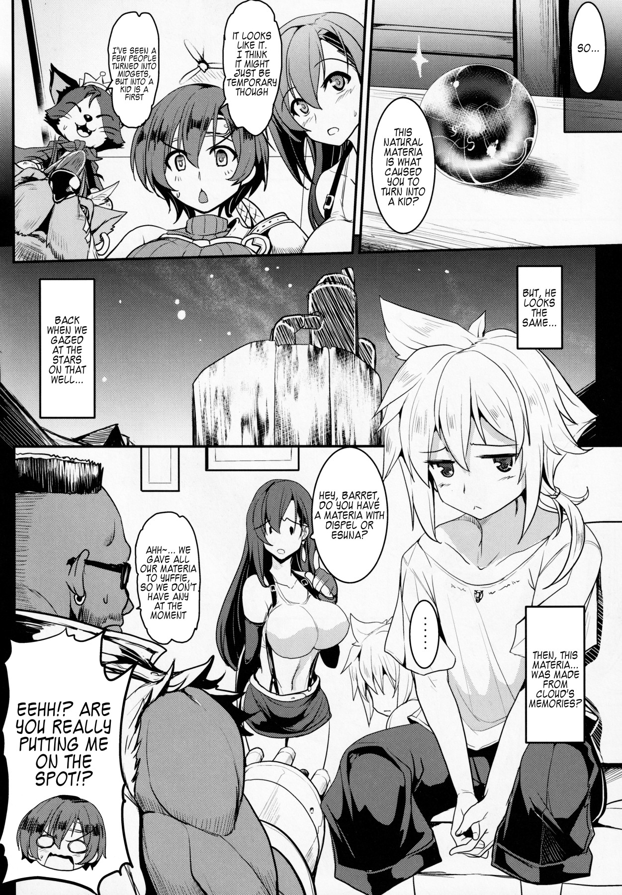 Hentai Manga Comic-Tifa x Cloud ・ Heaven-Read-4